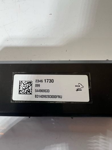 VAUXHALL INSIGNIA 2015 Diesel Heater Control Module 23461730 A1l7b11s
