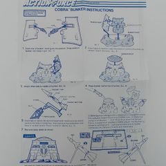 Hasbro AF International Heroes Cobra Bunker Blueprints