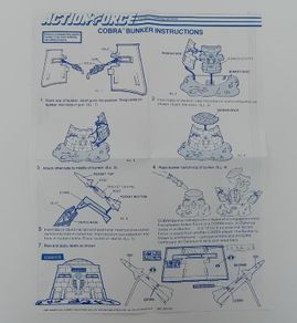 Hasbro AF International Heroes Cobra Bunker Blueprints