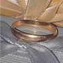 Vintage Soviet 14K Yellow Gold Wedding Band Image 8