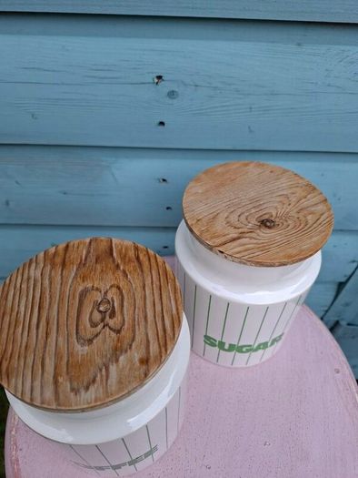 Vintage Hornsea Cannisters x 2