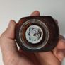 285 - Vintage 4oz Brown Amber Glass Bovril Decorative Collectible Display Bottle Image 7