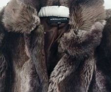 S Warehouse faux fur coat jacket