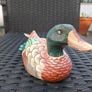 Vintage Hand-carved and Painted Wooden Duck Image 2