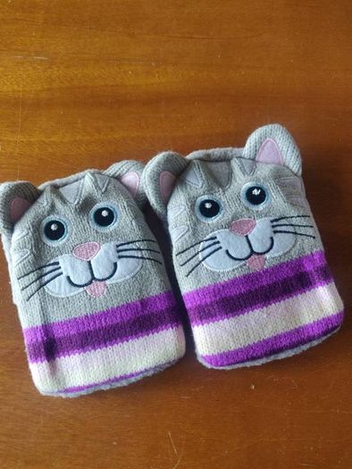 Cat Heated Mittens