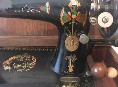 Antique Singer sewing machine