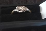 10 Ct Gold Antique Diamond Ring