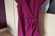 Lipsy Dress with Lace - Size 8