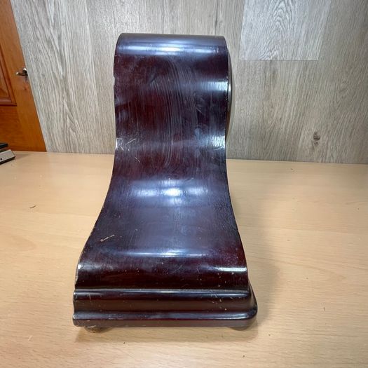 Wooden Napoleon Hat Mantle Clock - Large - Spares or Restoration