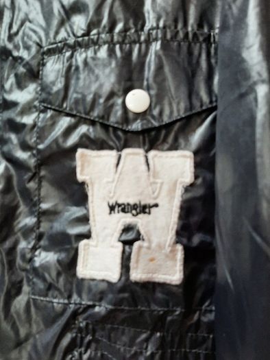 vintage 70's wrangler black jacket