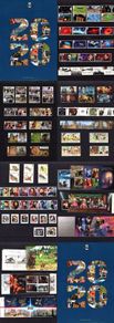2020 Great Britain Commemorative Stamps Year Pack (includes 6 image showing contents)