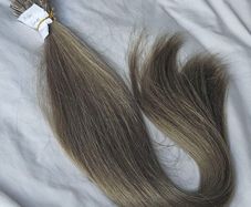 Hair extensions Ash grey 130g