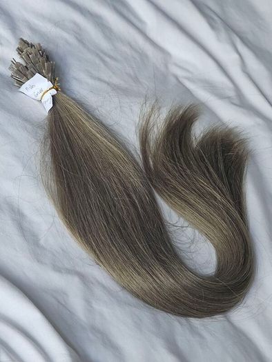 Hair extensions Ash grey 130g
