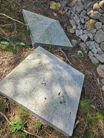 Granite pier cap stones