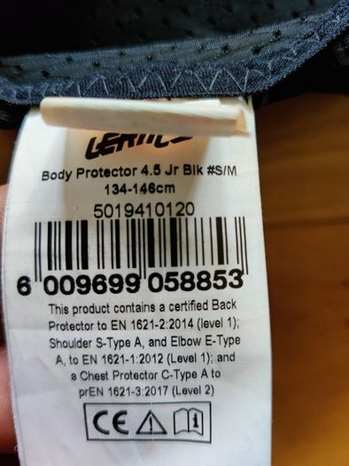 leatt body protector 4.5