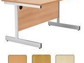 New Straight Office Desk with Cantilever Legs 1800 x 800mm