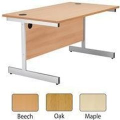 New Straight Office Desk with Cantilever Legs 1800 x 800mm