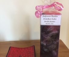 Irish Handcrafted Scented Candle and Candle Holder