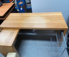 wooden office desk