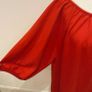 Carolyn Donnelly size 14 - new -orange viscose mix top Image 2