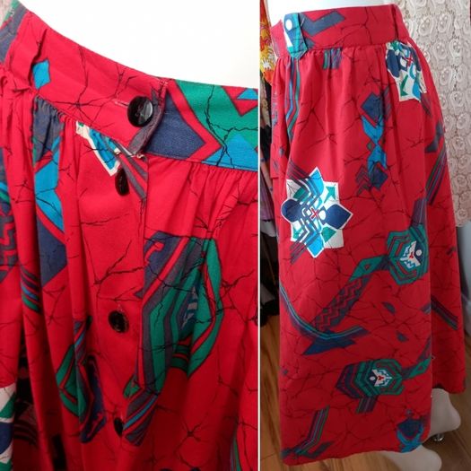 Fabulous Vintage 80s Button down skirt