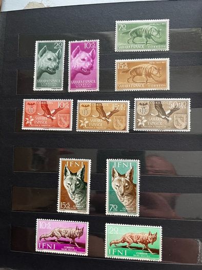 SPAIN Colonies album with stamps