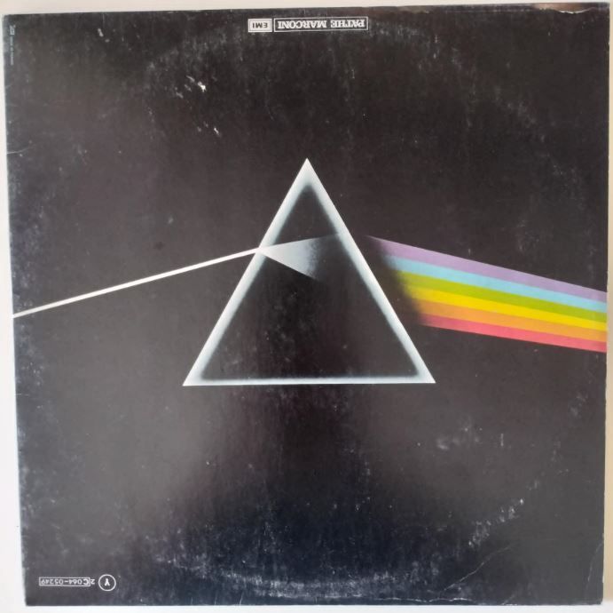 Pink Floyd : The dark side of the Moon : Harvest 2C064-05249, LP, France 1973, VG+