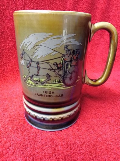 Vintage Wade Musical Mug (Irish Jaunting Car)