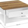 Coffee table with 2 drawers FREE DELIVERY Image 5