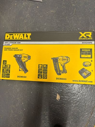 Dewalt Nailer twinkit new models 2x5ah