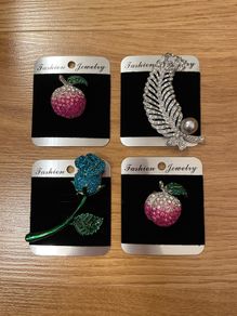 sparkly brooches NEW
