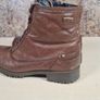 womens CLARKS GORETEX brown leather ankle boots Size UK 4 D EU 37 (AT2) Image 5