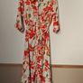 F&F floral midi shirt dress with a waist tie Image 3