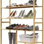 Shoe Rack, Bamboo Shoe Racks Storage, 6 Tier Shoes Shelf Organizer (FREE POSTAGE) Image 2