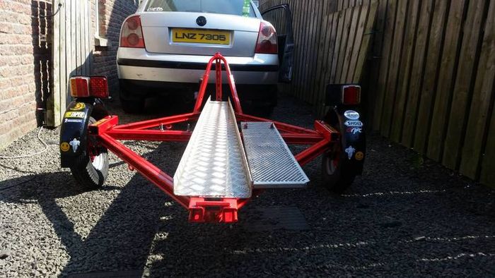 motorbike trailer track day transport