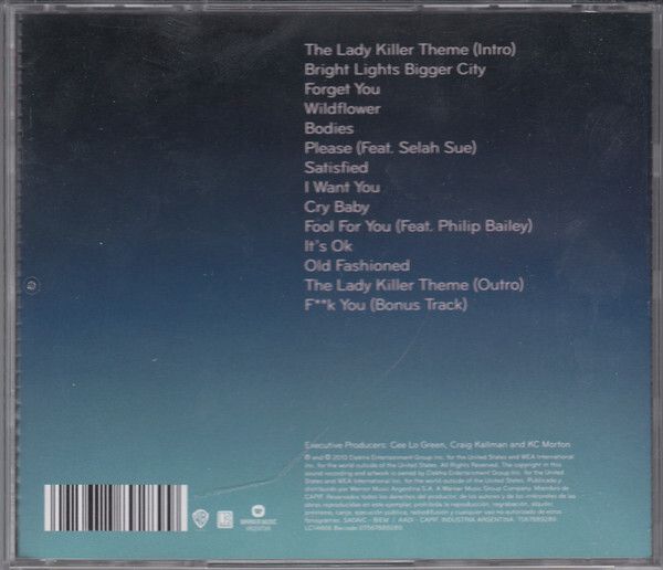 CeeLo Green. The Lady Killer. CD. Free Postage!