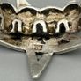 Chunky Heavy Vintage Silver Star and Skull Ring 10g - Biker, Gothic Image 4