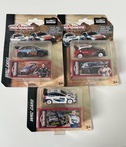Majorette Diecast WRC car collection