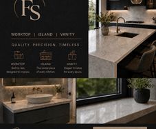 Worktops, island & vanities made for SUPPLY ONLY