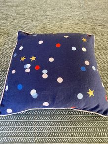 Child's room cushion by Joules for bed or chair