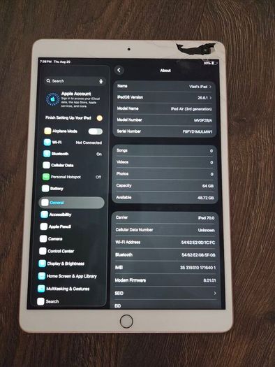 iPad Air 3 WiFi + LTE