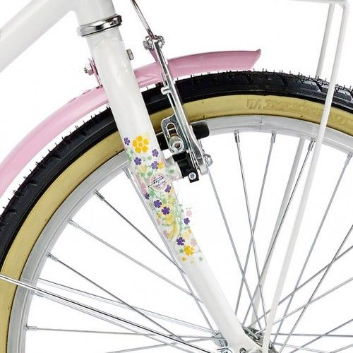 11" Viking Crystal Girls Comfort, Single Speed 20", Pearl White