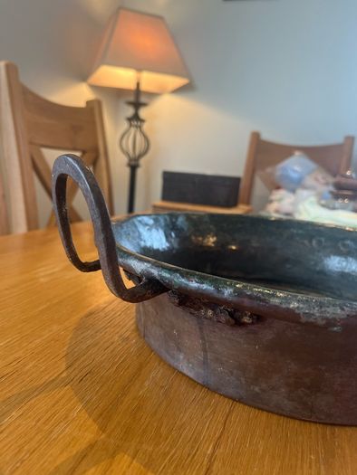 Antique French Copper Pans/Preserve Pans