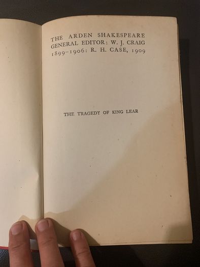 The Tragedy of King Lear by Shakespeare 1942