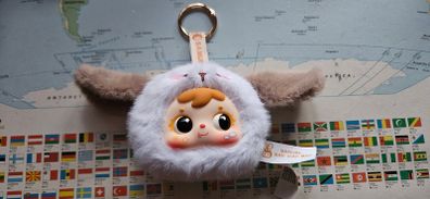 Bunny Bag Charm with Double Sided Mirror