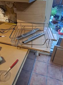 chrome pull out basket