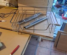 chrome pull out basket