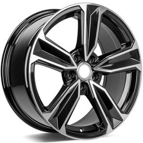 18" RS4 Type Black Alloy Wheels Audi Seat Skoda Mercedes Lamborghini VW 5x112