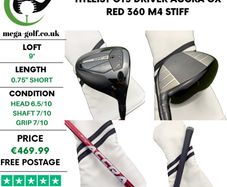 Titleist GT3 Driver / 9 Degree / Accra GX Red 360 M4 Stiff