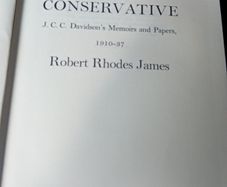 Memoirs Of A Conservative  1910 > 1937